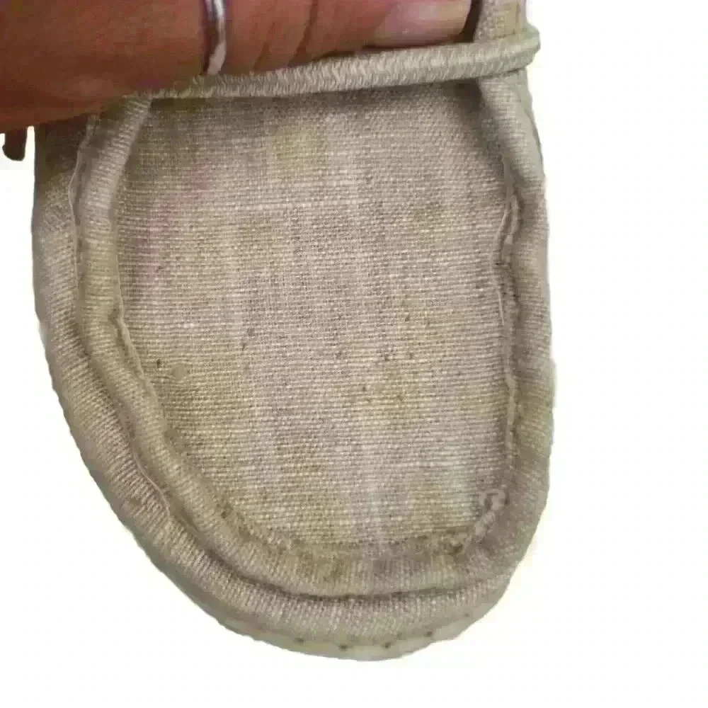 Hey Dude Toddler The Wally Beige Slip On Loafer Boat Shoe Toddler K9